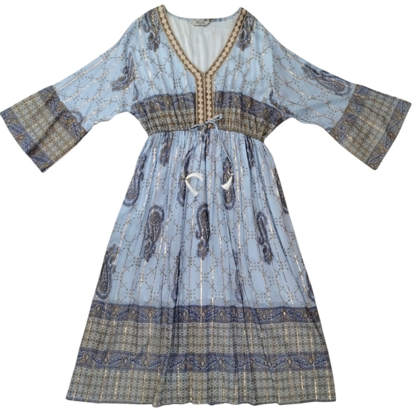 Anthropologie Refined Threads Plus Long Sleeve Maxi Dress - Picture 1 of 12